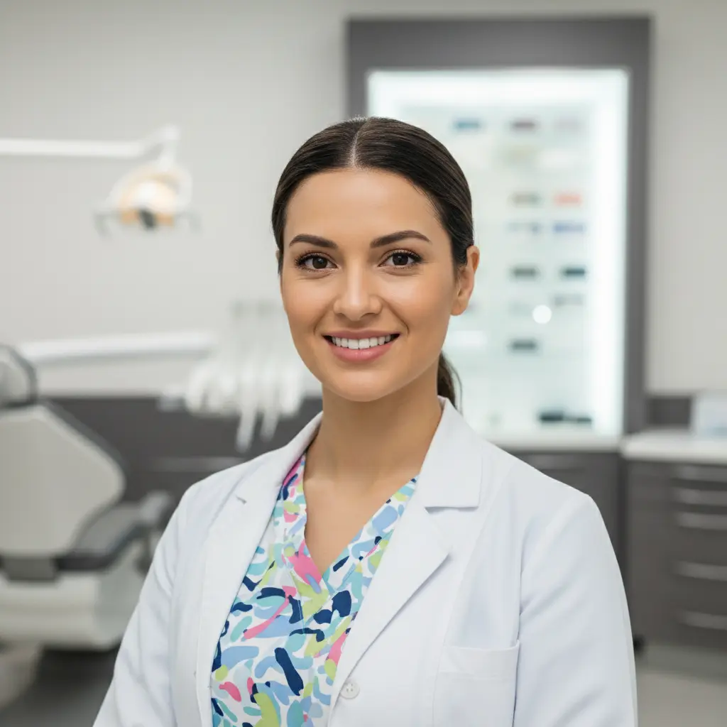 Orthodontist in professional setting